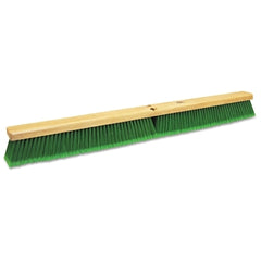 Weiler 42194 Green Flagged Synthetic Floor Brush, Synthetic Foam Block, Polypropylene Fill