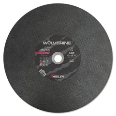 Weiler 56230 Wolverine AO Type 1 Stationary Saw Large Cutting Wheel 14 in dia x 1/8 in 1 in Arbor Hole A30R