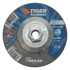 Weiler 58208 Aluminum Cutting Wheels 5 in Diameter 5/8 in Arbor 60 Grit