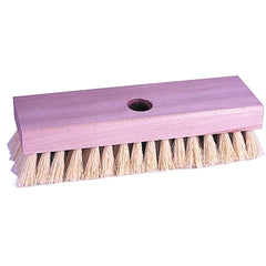 Weiler 73111 Acid Scrub Brush 8 1/4 Inches Hardwood Block White Tampico Fill