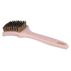 Weiler 99593 Large Tire Cleaning Brush Brass Fill 8.5 in Foam Block