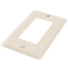 Leviton 80401-T Wallplate Standard Size with GFCI Device Cutout Light Almond