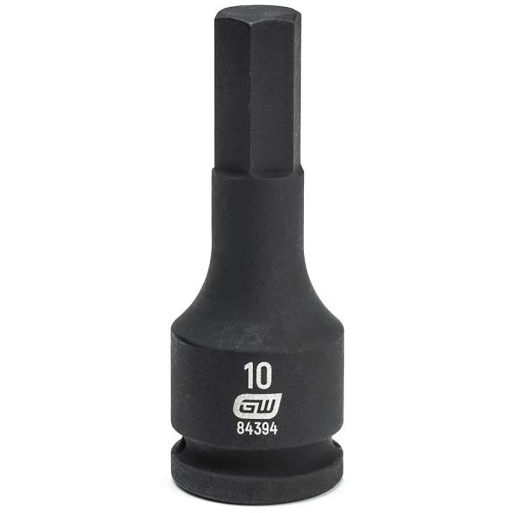 GEARWRENCH Gearwrench 84394 Hex Bit Socket 3/8 in Drive 10mm