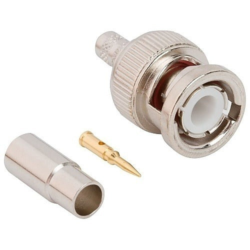 AMPHENOL RF Amphenol Rf 112128 Bnc Straight Crimp Plug RG58 Plenum
