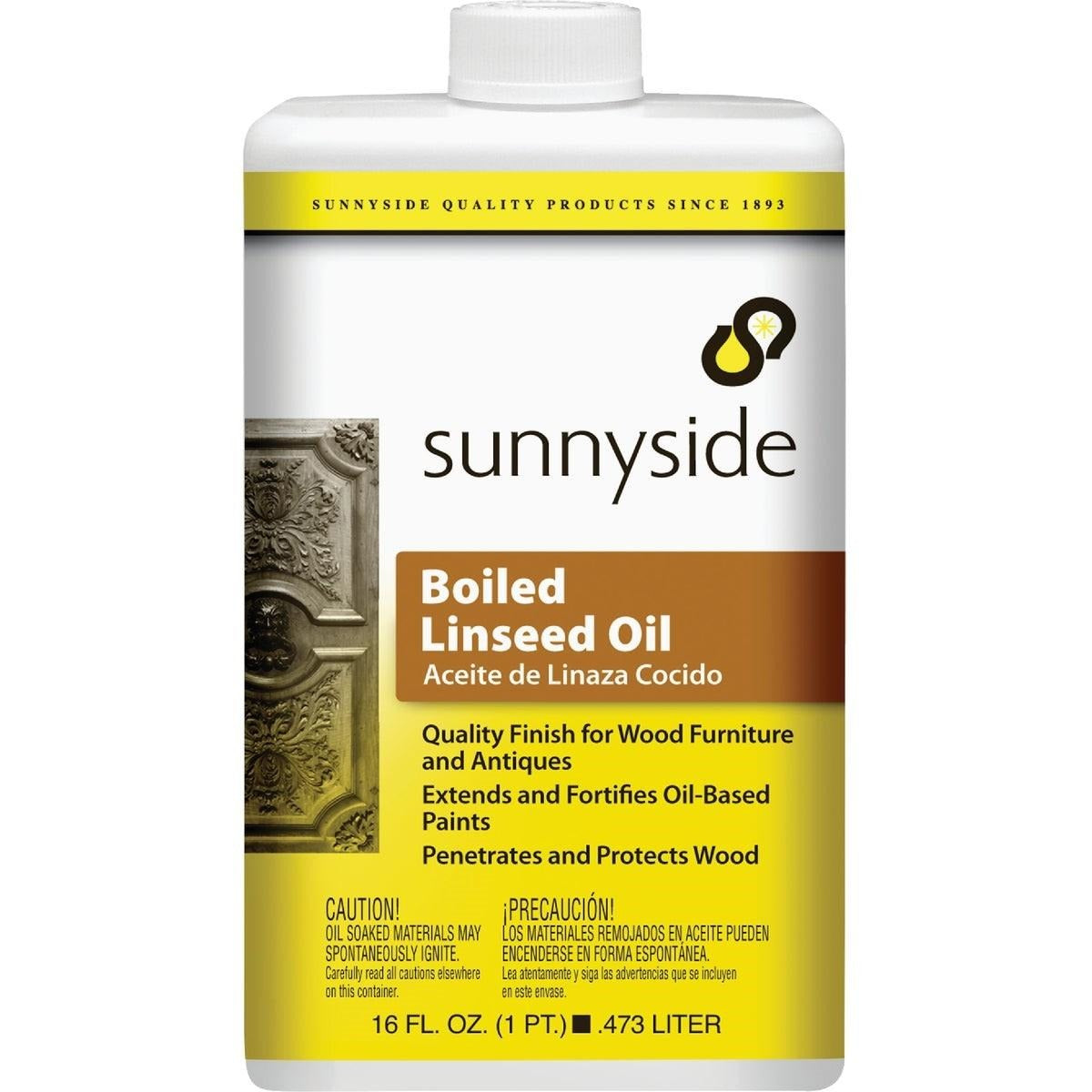 SUNNYSIDE Sunnyside 87216 Boiled Linseed Oil (1 Pt)