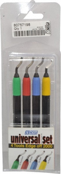 NOGA Noga EO2100 Hand Deburring Tool Set 4 Pc Hss