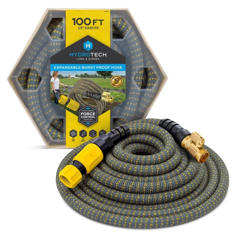 HYDROTECH Hydrotech 8991C3 5/8 in. x 100 ft expandable burst-proof garden hose (100 ft)