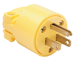 Legrand 4867Y CC Commercial Grade Plug 15A Yellow