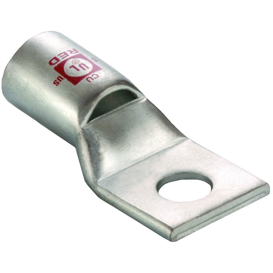 MORRIS PRODUCTS Morris Products 94060 Copper Short Barrel 1-Hole Compression Lug 2/0 AWG 5/16 Stud