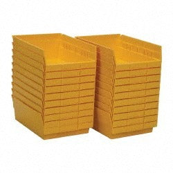 QUANTUM STORAGE SYSTEMS Quantum Storage QSB107YLCS Hopper Shelf Bin Yellow
