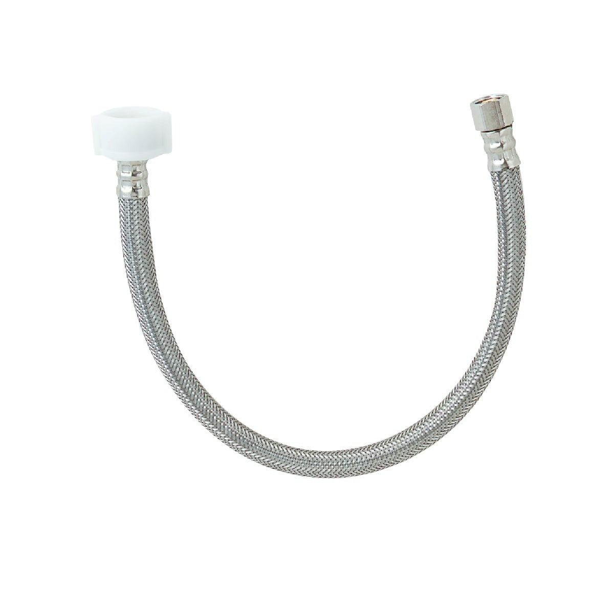 BSC PREFERRED Bsc Preferred 496-104DIB Toilet Supply Line Ss Braided