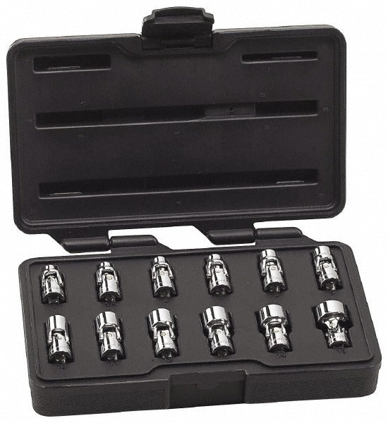 GEARWRENCH Gearwrench 80311 12pc 1/4 in Drive Metric Socket Set 5-15mm
