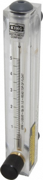 KING TECHNOLOGY King 75302115C-08 Panel Mount Flowmeter 5 Gpm Npt