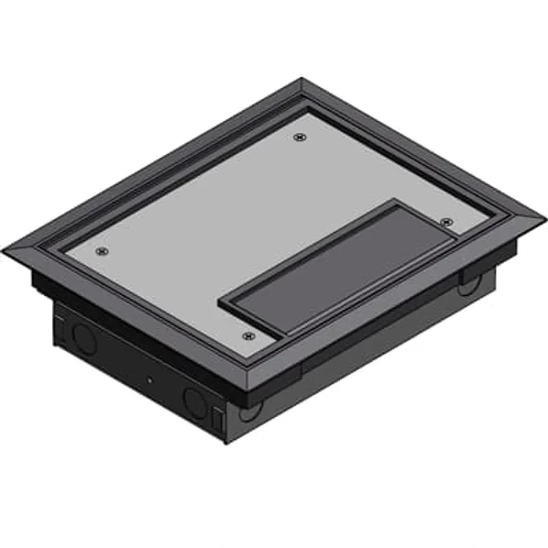 ABB Abb 664 BP Device Plate Blank Two-Gang 90 cu in