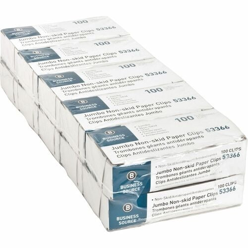 BUSINESS SOURCE Business Source BSN53366 Jumbo Paper Clips 10-pack