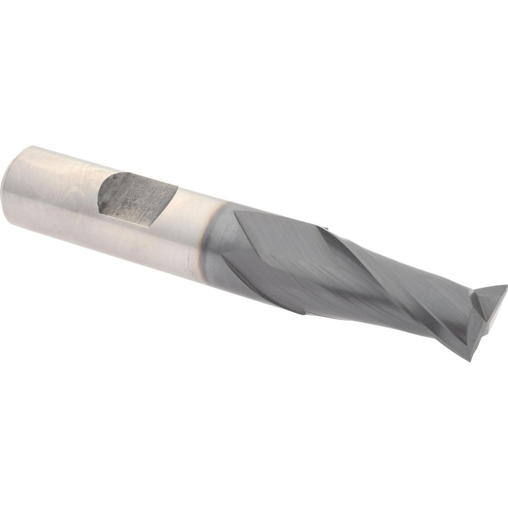 HERTEL Hertel E7030032 Square End Mill 0.5in 2 Flute Cobalt Ticn