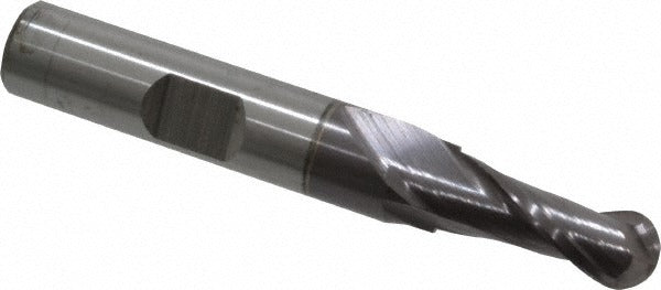 CLEVELAND CONTROLS Cleveland C39030 Ball End Mill 0.3125 in 2 Flute Hss Ticn