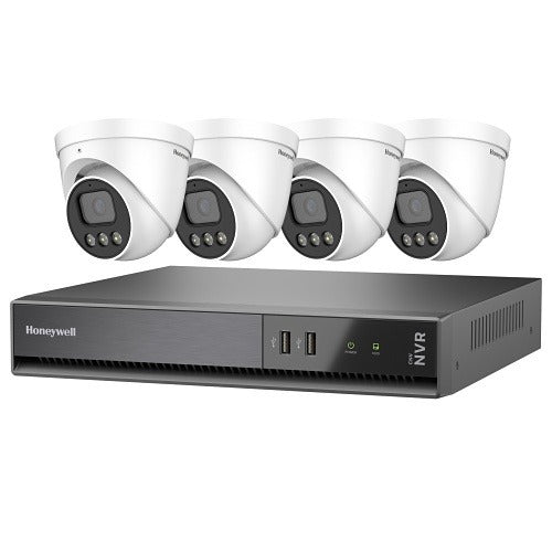 HONEYWELL Honeywell HKCNV040101CE5R304 4-channel 5MP Ip Camera Kit