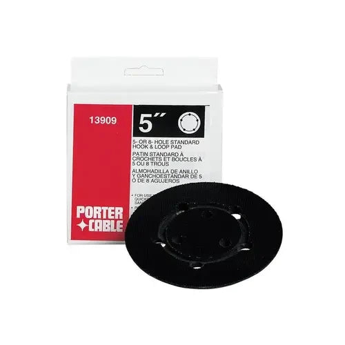 PORTER CABLE Porter Cable 13909 5 inch Hook and Loop Pad (5 or 8 Hole Standard)