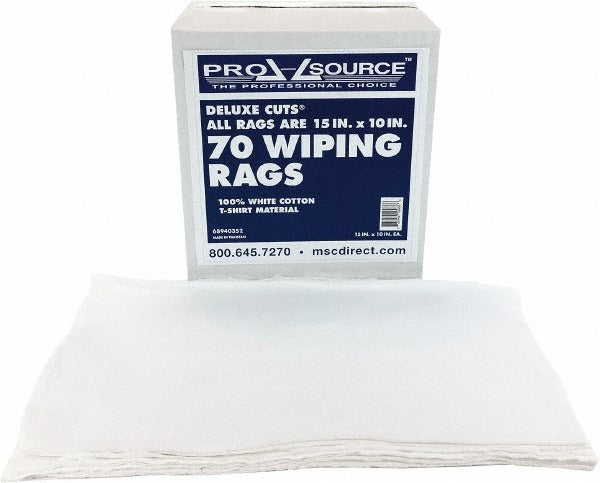PRO-SOURCE Pro-source 42-PRO-70DCW Cotton Rag White 70 Pack