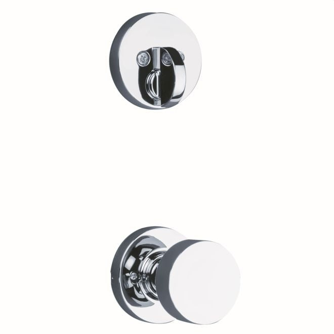 KWIKSET Kwikset 971PSKRDT-26 Pismo Knob Trim Bright Chrome