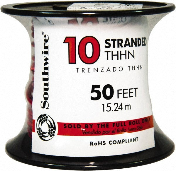 SOUTHWIRE Southwire 22975736 Thhn Thwn 10 Awg 30A 50ft Stranded Wire