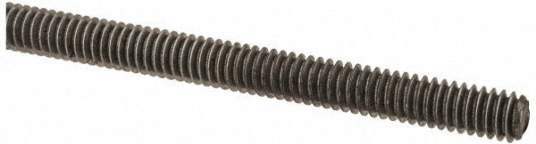VALUE COLLECTION Value Collection 01042 Threaded Rod 8-32 2 Ft Low Carbon Steel
