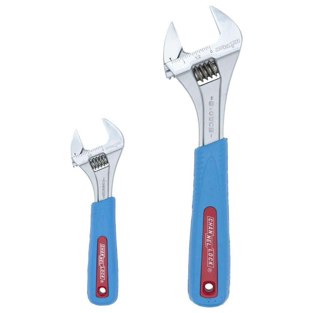 CHANNELLOCK Channellock WS-2CB Adjustable Wrench Set 2 Piece