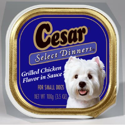 True Value 2452 Cesar Select Dog Food, Grilled Chicken, 3.5-oz., Must Be Purchased in Quantities of 24