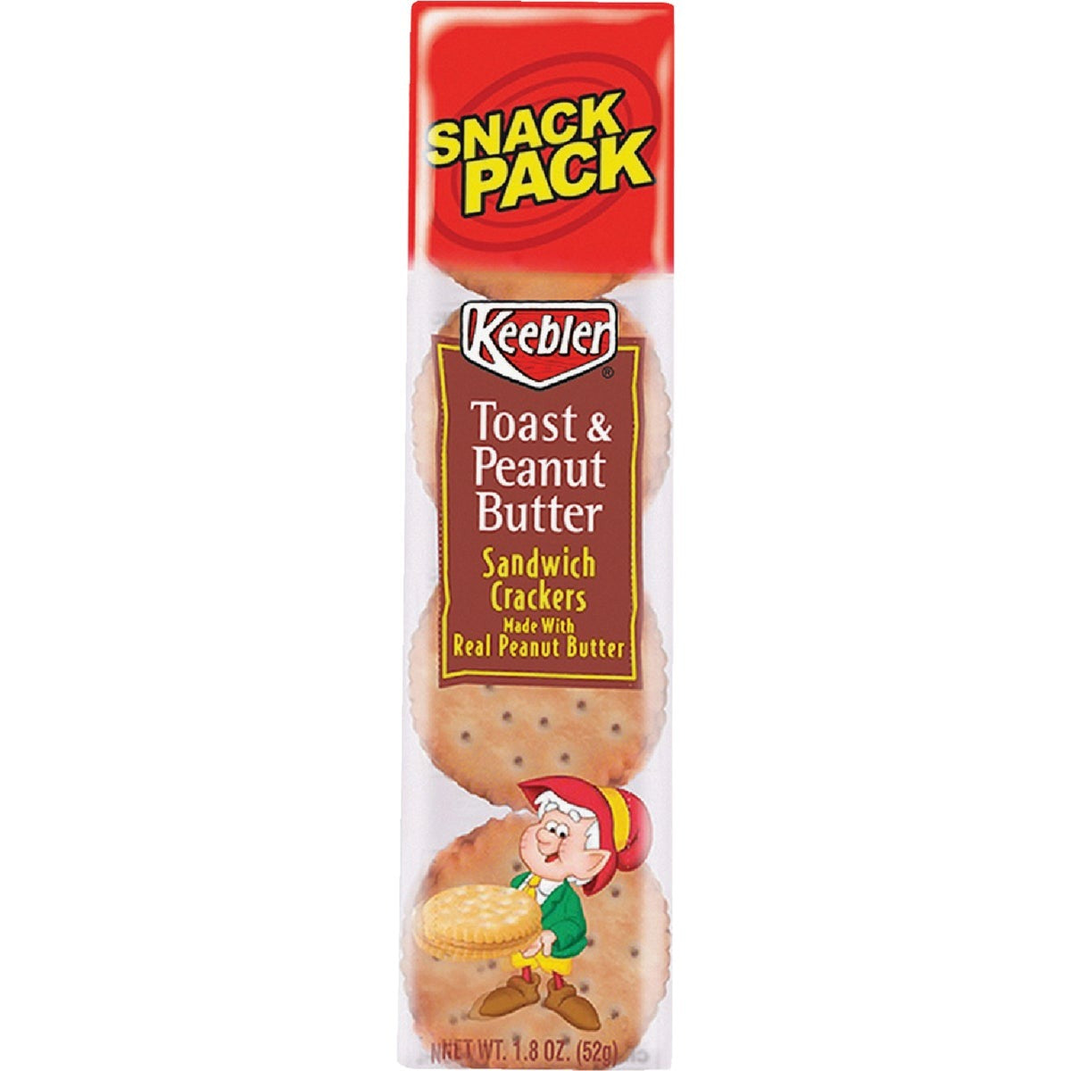 BELL & GOSSETT Keebler 110361 Toast Peanut Butter Crackers 1.8 Oz