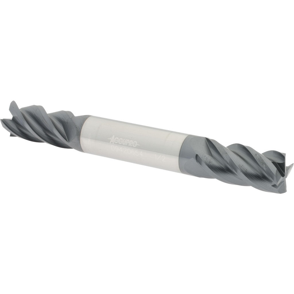 ACCUPRO Accupro 12185145 Square End Mill 0.5in 4 Flute Solid Carbide