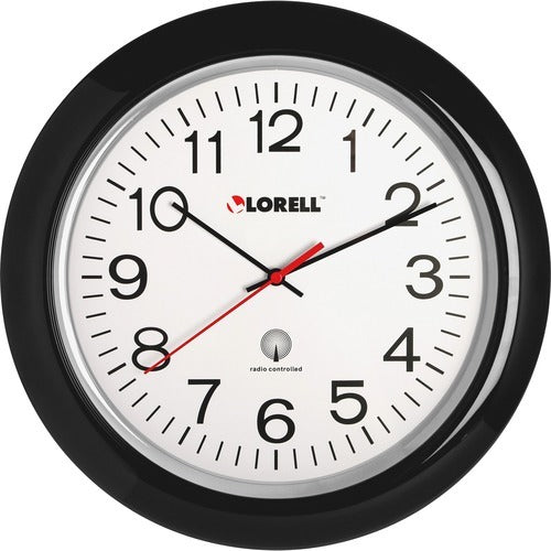 LORELL Lorell LLR60994 Round Atomic Wall Clock 13.25 Inches