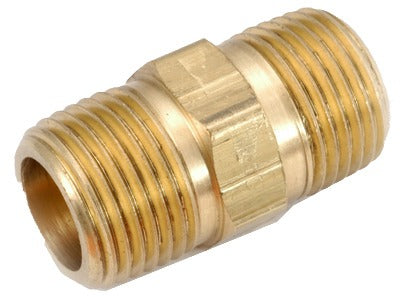 ANDERSON METALS Anderson Metals Corp 756122-06 Brass Hex Nipple 3/8 in