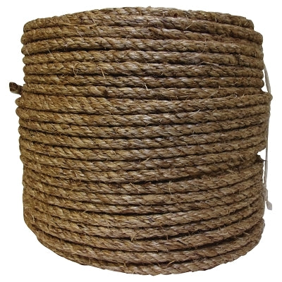 Orion Ropeworks 330160-NAT-00600-60016 Twisted Manila Rope 600 ft L 1/2 in dia