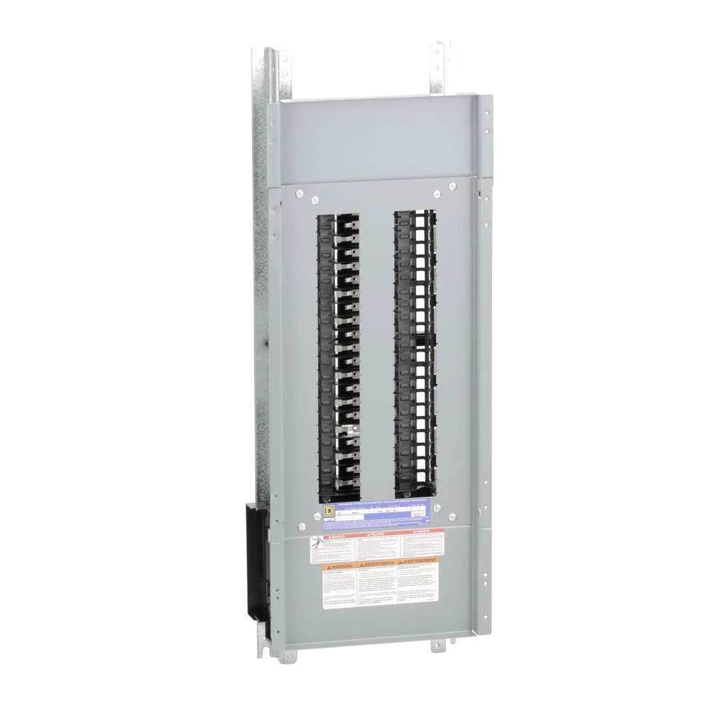 Square D NQ42L2 240VAC 48VDC 225A 1-Phase 3-Wire 42-Circuit Panelboard Interior, Main Lugs, Aluminum Bus