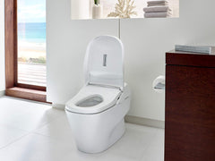 TOTO MS992CUMFG#01 Neorest 700H Dual Flush 1.0 or 0.8 GPF ADA Height Toilet with Integrated Bidet Seat and eWater+ Cotton White