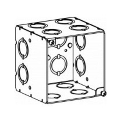 ORBIT Orbit 4SEDB-CKO 4in Square Box 3-1/2in Deep (Pack 24)