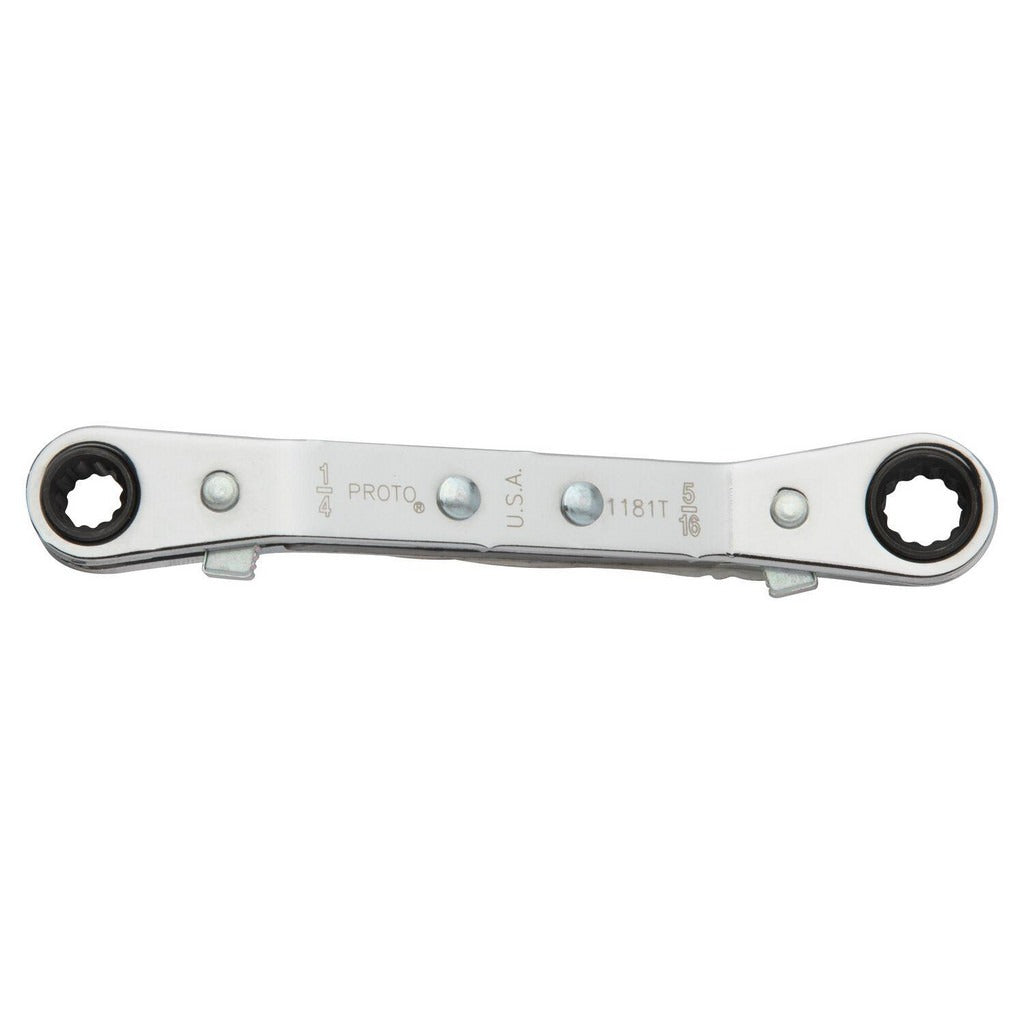 PROTO Proto J1181T Offset Box End Wrench 1/4 X 5/16 in 12 Pt
