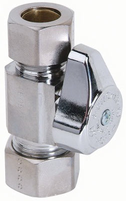 BRASSCRAFT Brass Craft G2CR34X Cd Chrome Straight Valve 5/8x1/2 in