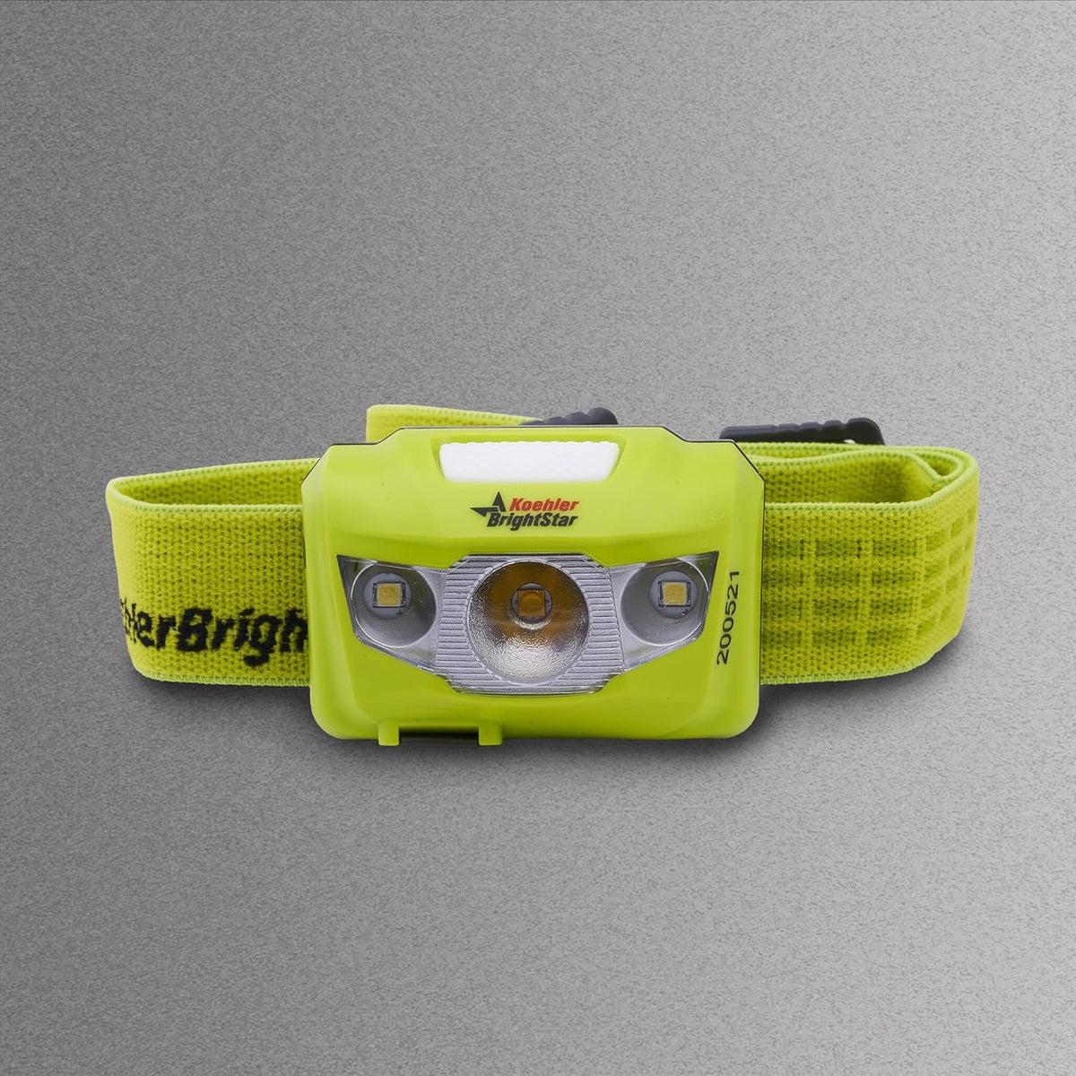 Bright Star 200521 Vision USB-Rechargeable Spot/Flood Headlamp 185 Lumens Hi-Vis Green Adjustable Strap