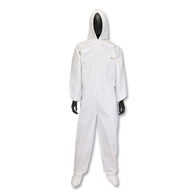 PIP 3609/M Posi-Wear BA Microporous Disposable Coveralls with Hood and Boot (Medium)