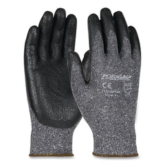 PIP 715SNFLB XL Nitrile Coated Gloves Black Gray 10-1/2 Inches