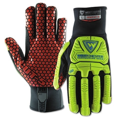 PIP 87030/M R2 Rigger Gloves Black Red Yellow Medium