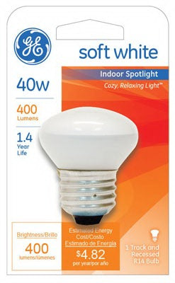 GE G E Lighting 25776 40W R14 Indoor Spotlight Bulb