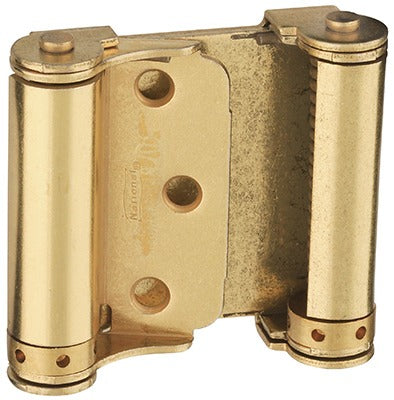 NATIONAL HARDWARE National Mfg N100-049 3 Inch Satin Brass Double Acting Spring Hinge