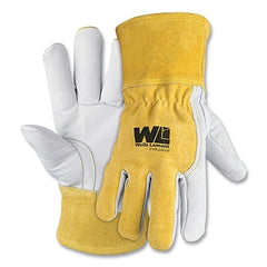 Wells Lamont Y3032S Premium Leather MIG Welding Gloves Gauntlet Cuff