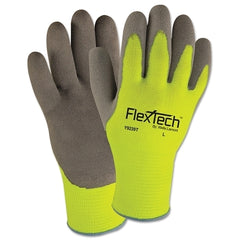 Wells Lamont Y9239TL FlexTech Hi-Visibility Knit Thermal Gloves with Latex Palm