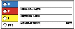 ACCUFORMNMC Accuformnmc WOL9ALV Hazardous Material Label Vinyl