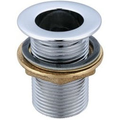 Central Brass 0112-AL Drain Socket with Overflow 1-1/2 Inch Threaded Brass Polished Chrome