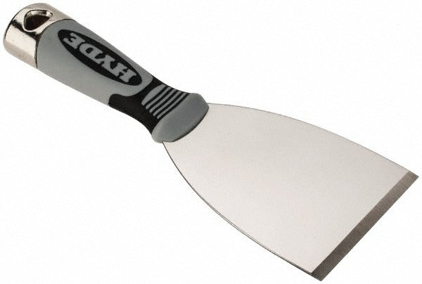 HYDE TOOLS Hyde Tools 06408 Stiff Stainless Steel Putty Scraper